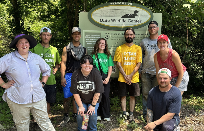 Ohio Wildlife center volunteer day